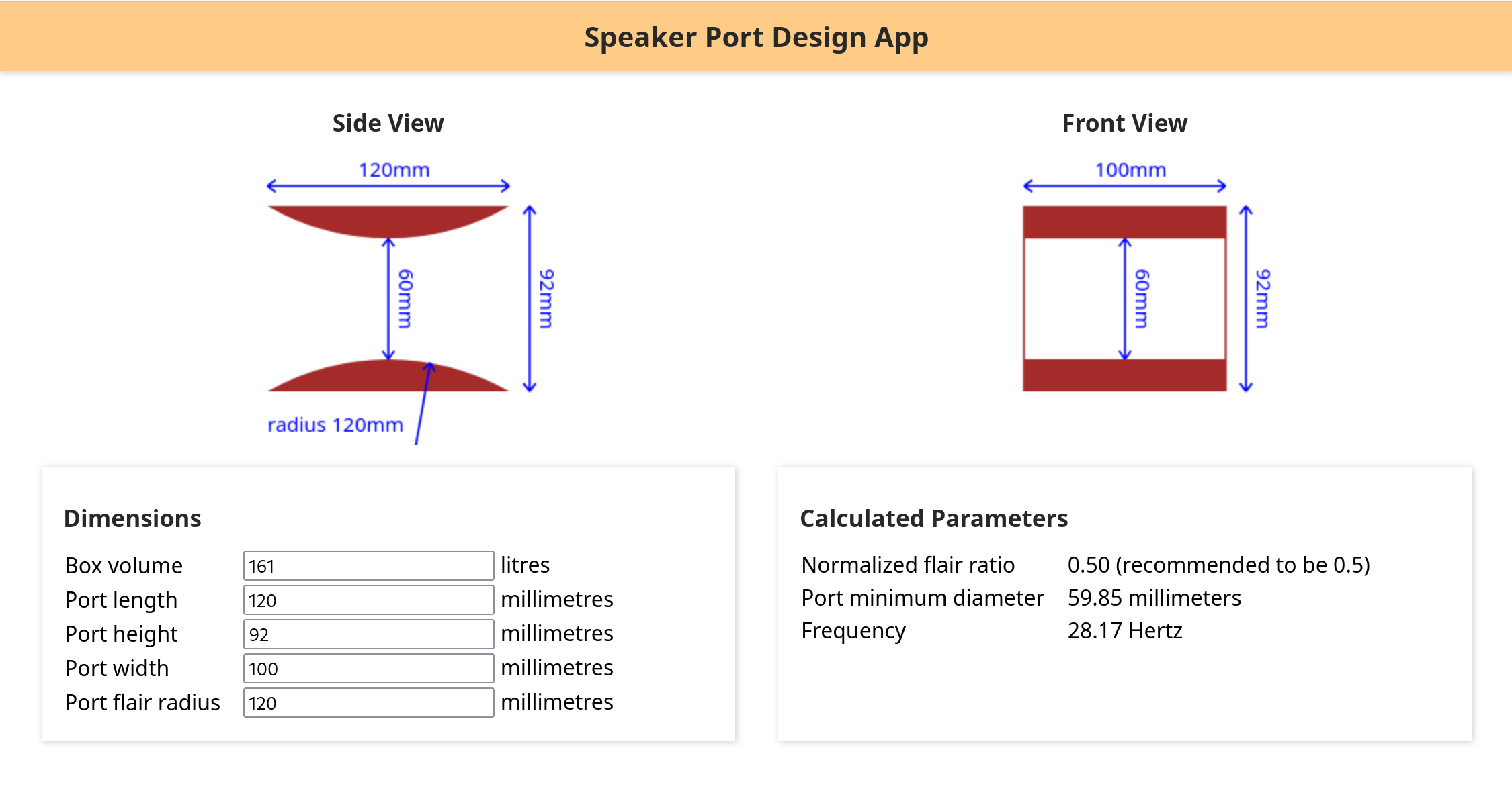 Speaker Design App for Translate Sound Systems
